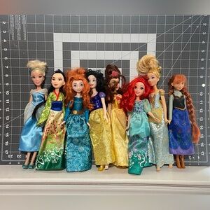 Disney Princess Doll Lot Hasbro, Mattel
